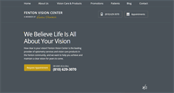 Desktop Screenshot of fentonvisioncenter.com