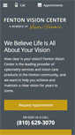 Mobile Screenshot of fentonvisioncenter.com